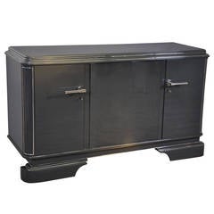 Grey Metallic Sideboard