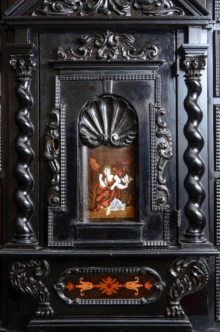 19th Century Italian Marquetry Cabinet 5