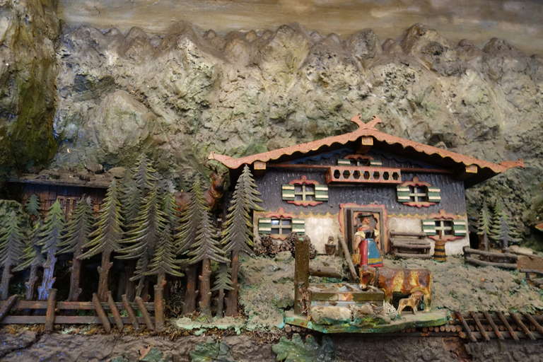 Folk Art Large 19th Century Bavarian Diorama