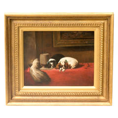 "King Charles Spaniels" after, Painting by Sir Edwin Henry Landseer