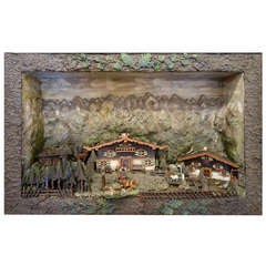Large 19th Century Bavarian Diorama