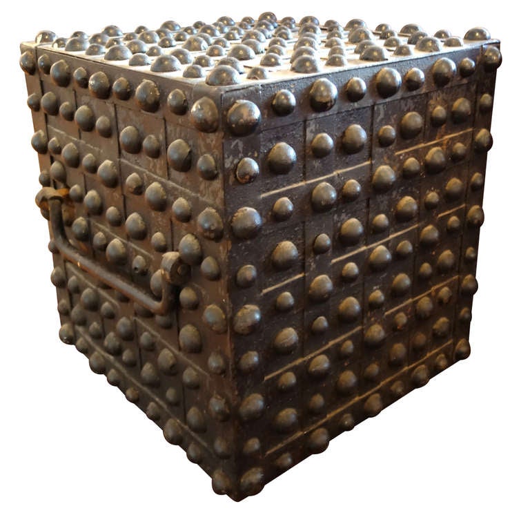 1830 Jesse Delano NYC Hobnail Safe