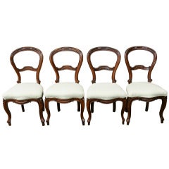 Set of Four Slipper Design Chairs