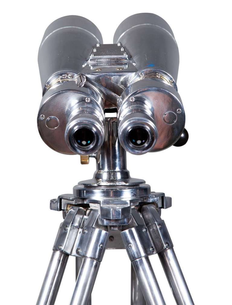 WWII Japanese Binoculars Great Optics Beautiful Sculptural Presence at