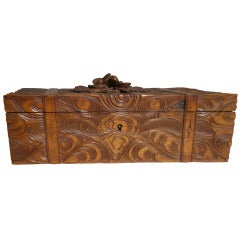 Black Forest Carved Decorative Box