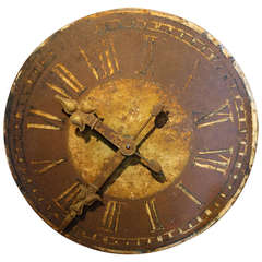 European Clock Face with Character