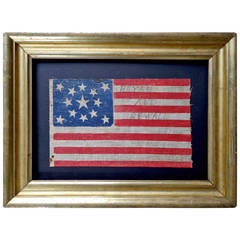 19th Century American Parade Flag "Bryan and Sewall" Campaign