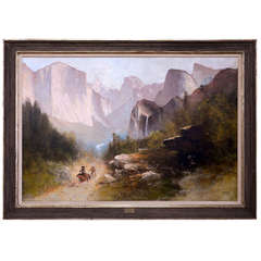 "Riding out of Yosemite" by Thomas Hill