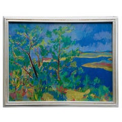 "Riverscape" by NY Artist August Mosca 3