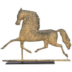 19th Century Blackhawk Horse Weathervane, Great Surface