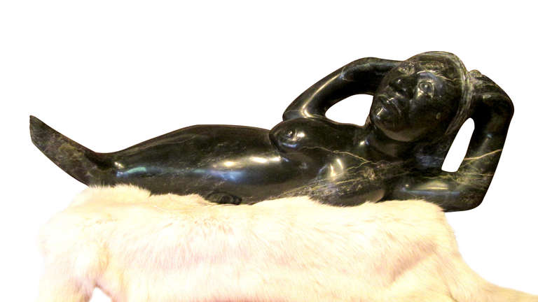 Carving of Sedna from the Northwest Territory in Canada