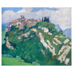 "Ein Dorf in der Provence" Gemälde von Andre Wilder