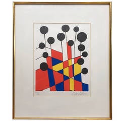 lithographie couleur "Balloons" d'Alexander Calder