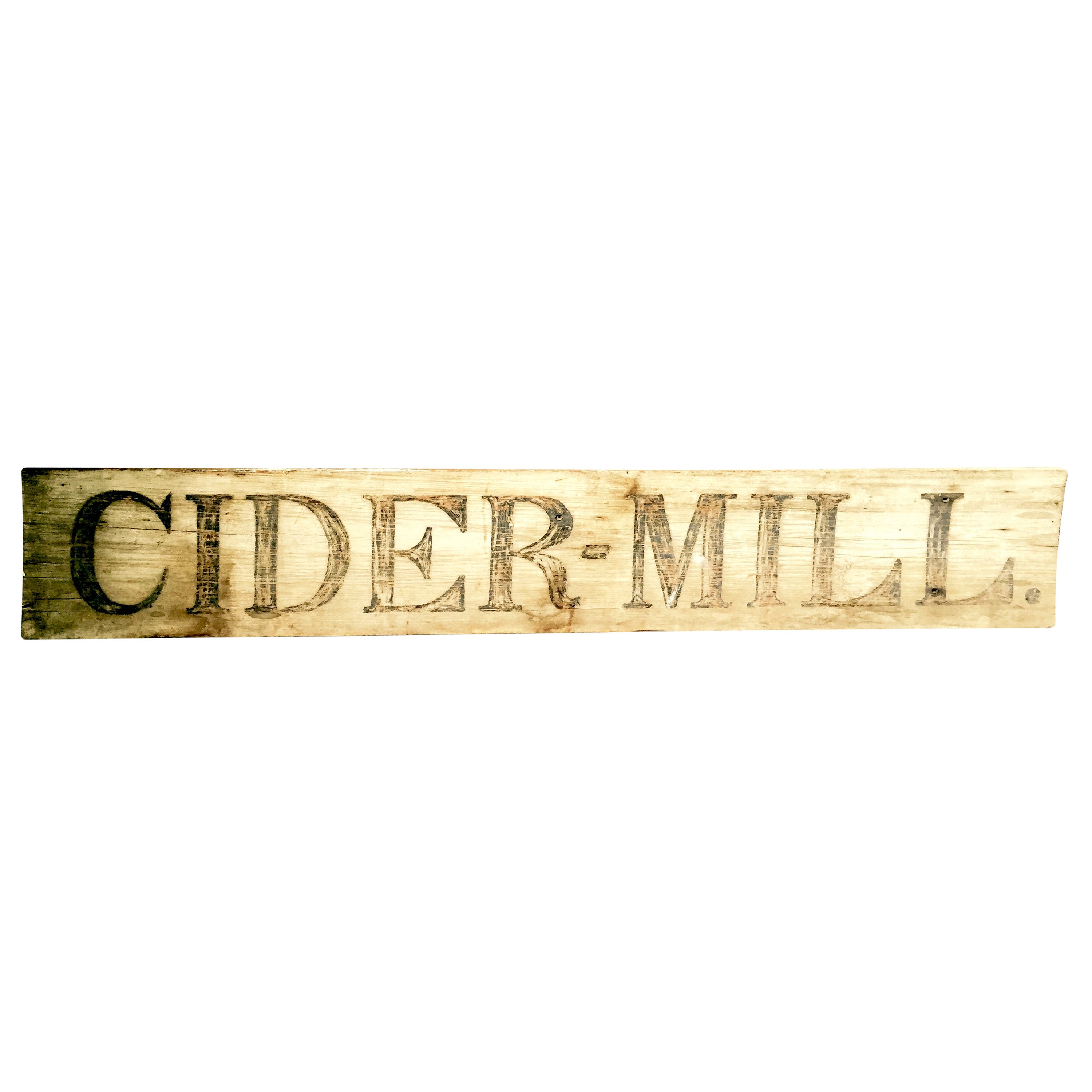 19th Century Trade Sign "Cider Mill"