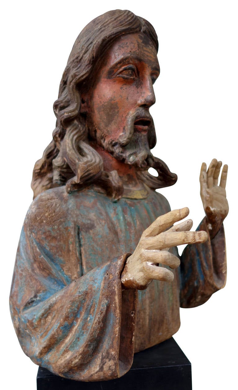 Carving of Jesus, Sothebys Amsterdam provenance.
