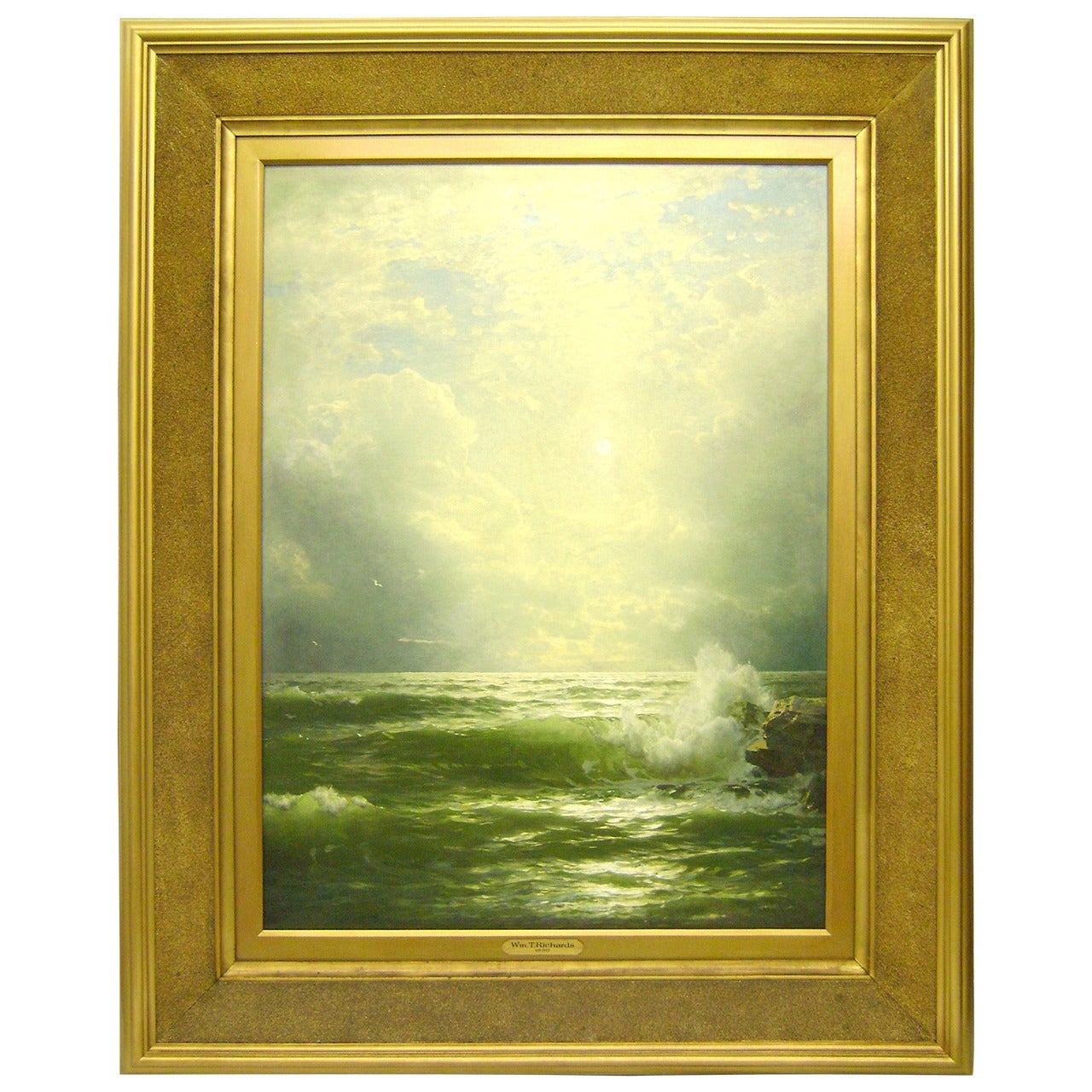 "Sunrise off Easton Point, Rhode Island" Painting by William Trost Richard