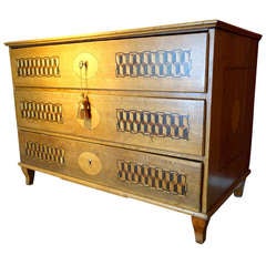 19th Century Inlaid German Chest of Drawers