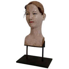 19th Century Model Head on Stand