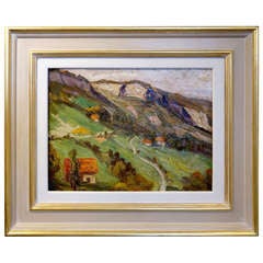 "French Alps Landscape" 1920's