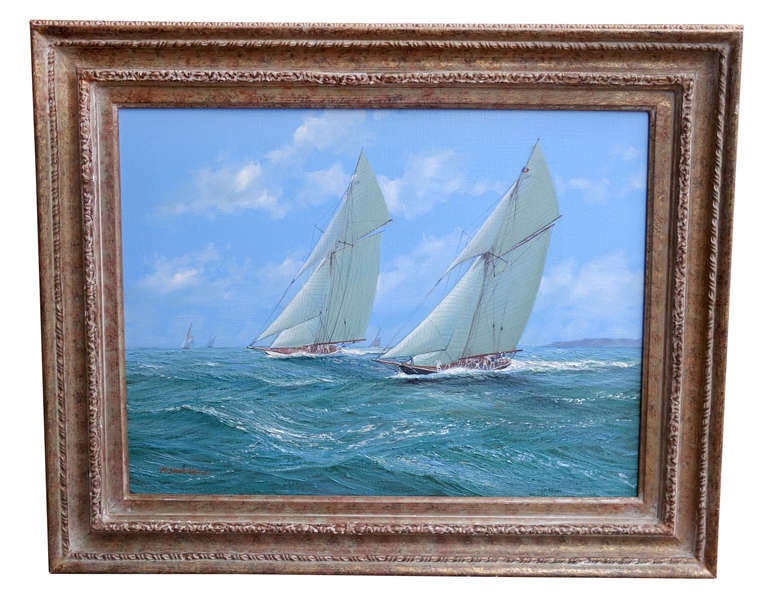 "J-Class Racing off of Cowes" by Michael Whitehand