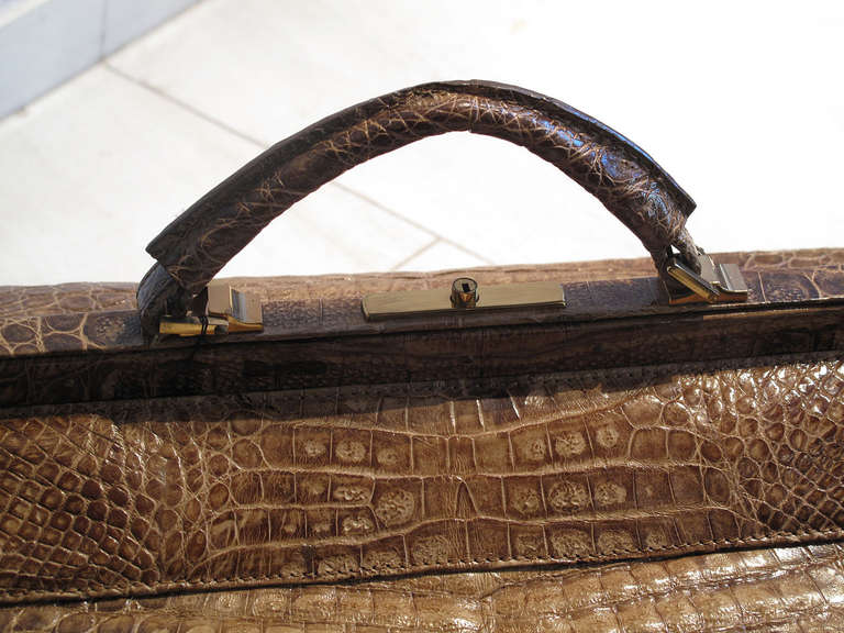 German 1970´s Crocodile Doctor´s Bag