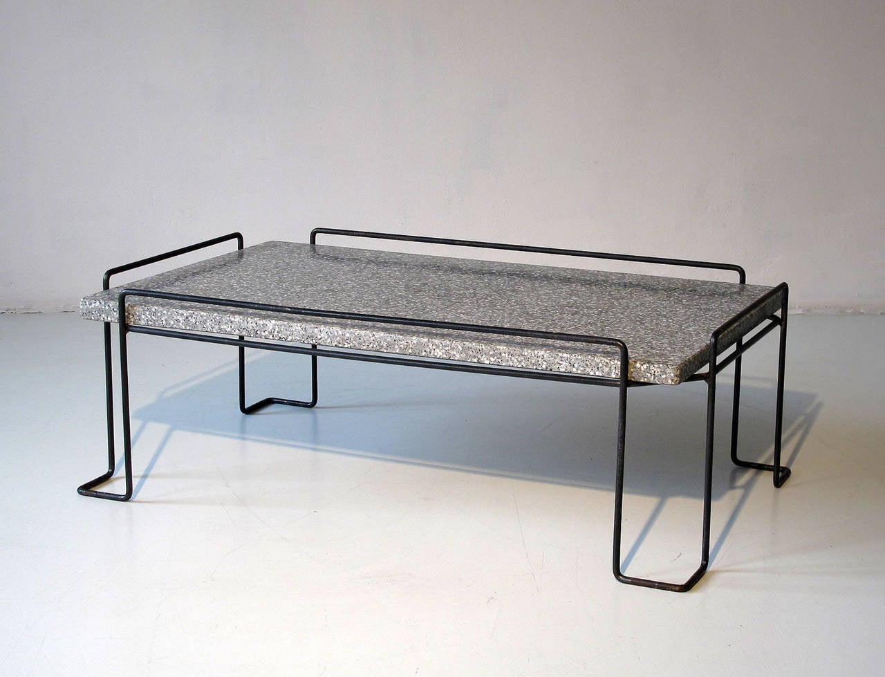 Lacquered Mid-Century Modern, French or German 1960s Garden or Lounge Table