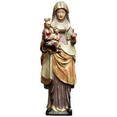 Superb St. Anna with Virgin Mary and Child (Anna Selbdritt)