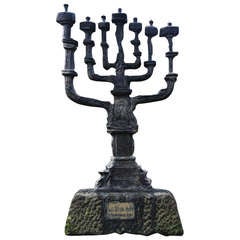 Monumental candleholder Menorah by Salvador Dali 2