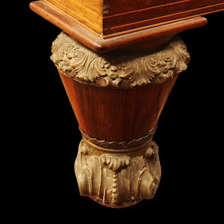 Marquetry 19th Century french Billiards Table, marquetry