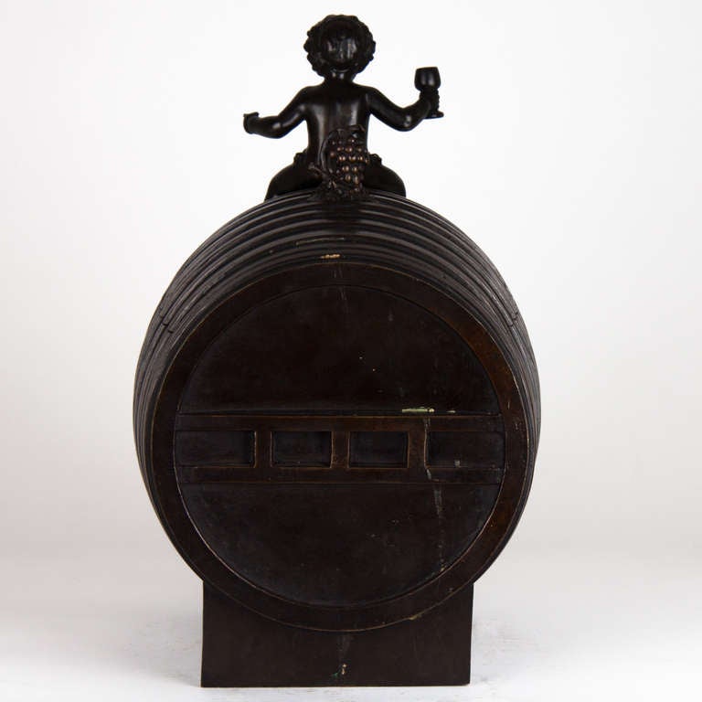 Botte da vino francese del XIX secolo in bronzo In condizioni ottime in vendita a Esbeek, NL