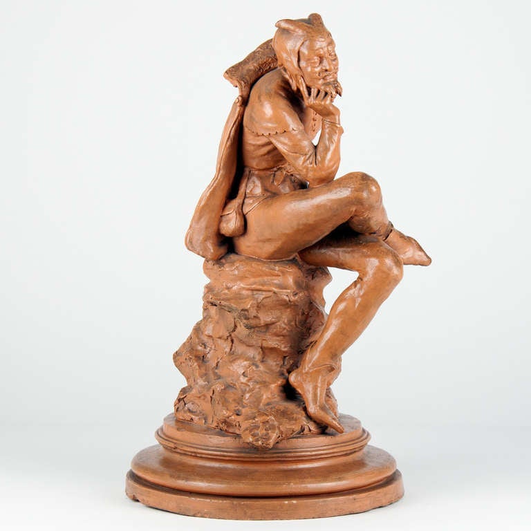 19th Century Terracotta Statue, Signed by Alp. Gaier 2