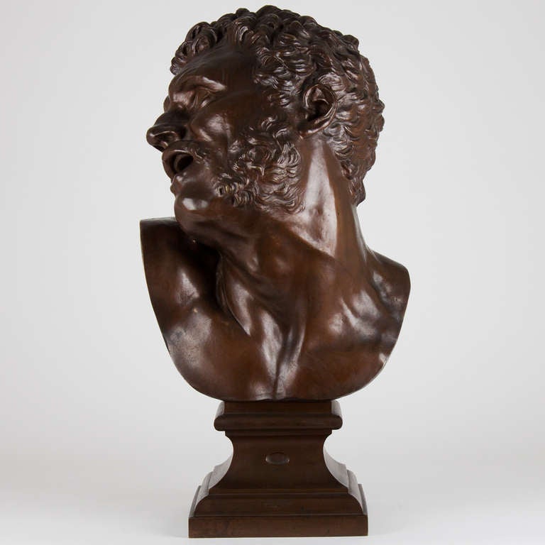 19th. century bronze bust ,depicting a figure from classical antiquity.
Beautifull patin and Quality.
Excellent condition.