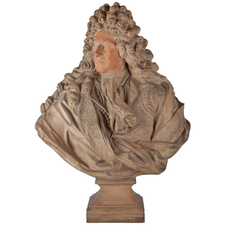 French 19th Century Terra Cotta Statue For Sale at 1stDibs