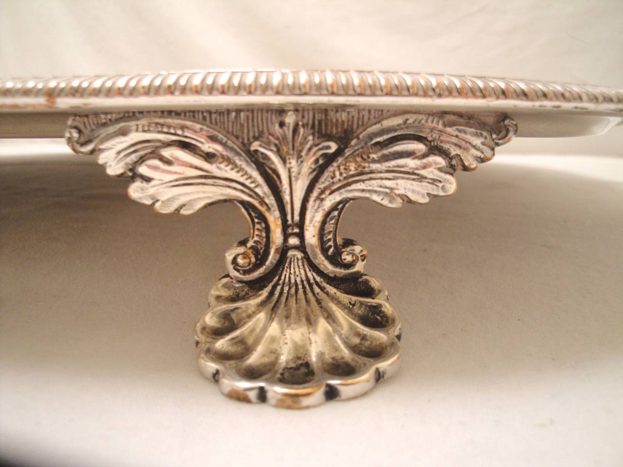 Large English Sheffield  Silver-plated Tray