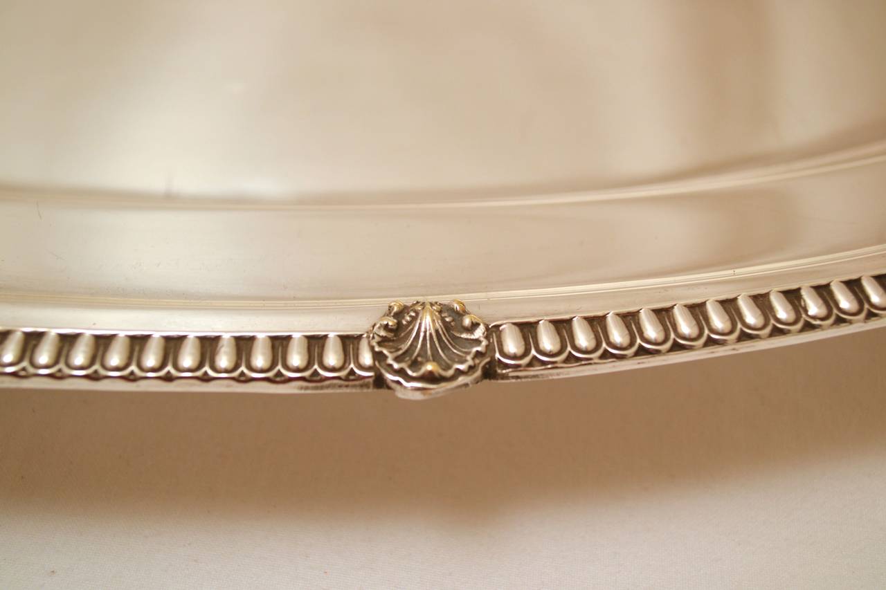 Large English  Silver Plated Fish Platter