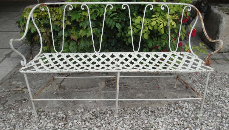 19th c French Garden Bench