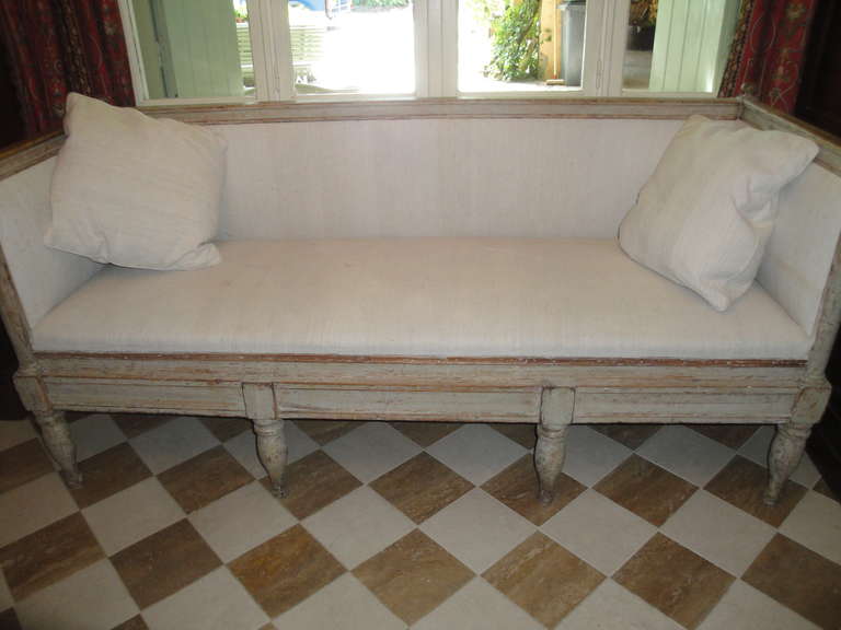 Gustavian Swedish Bench or Sofa 2
