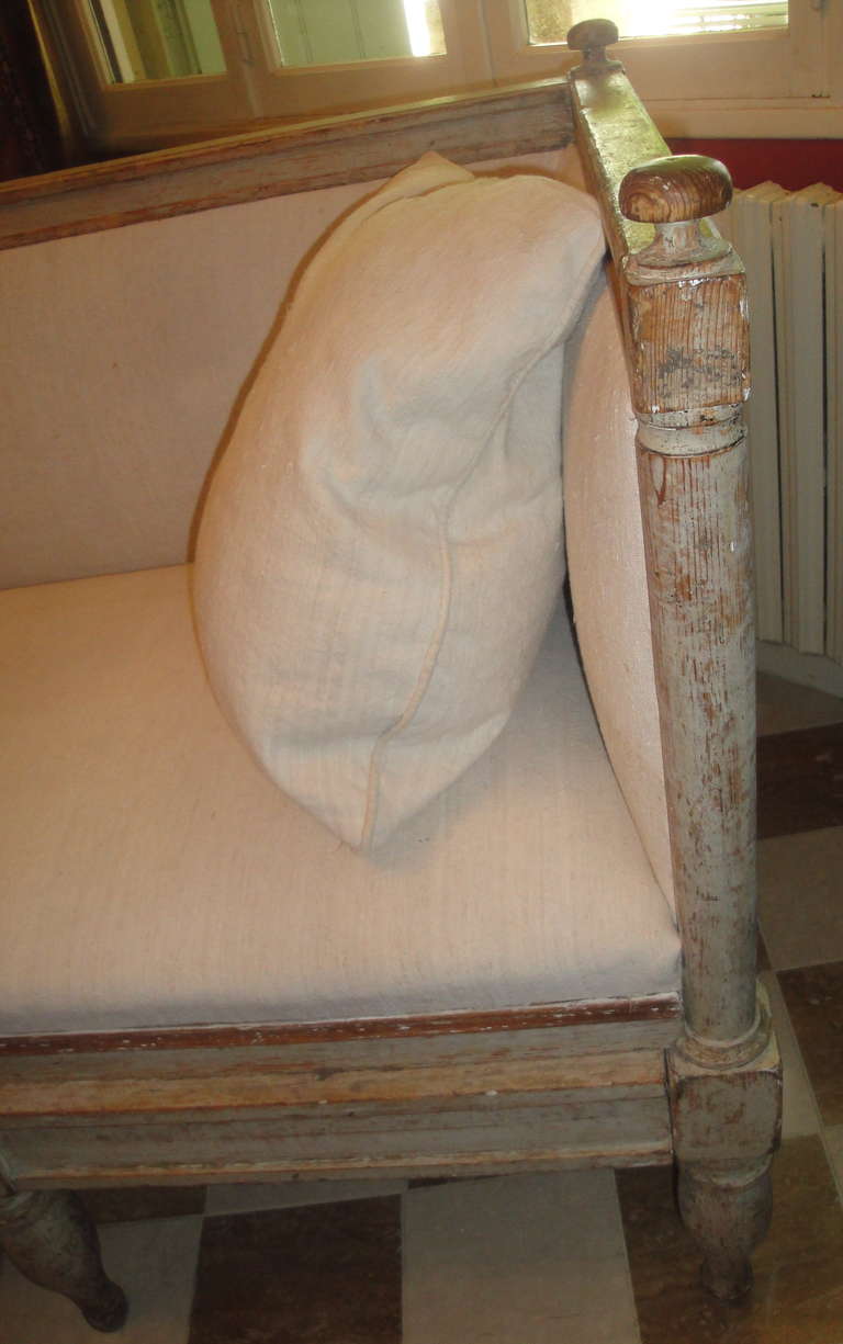 Gustavian Swedish Bench or Sofa 6