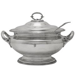 Very Large Silverplated Elkington & Co. Soup Tureen
