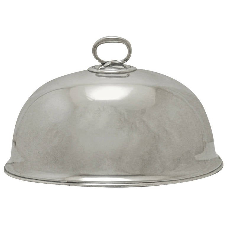 English Silverplated Elkington Meat Dome For Sale
