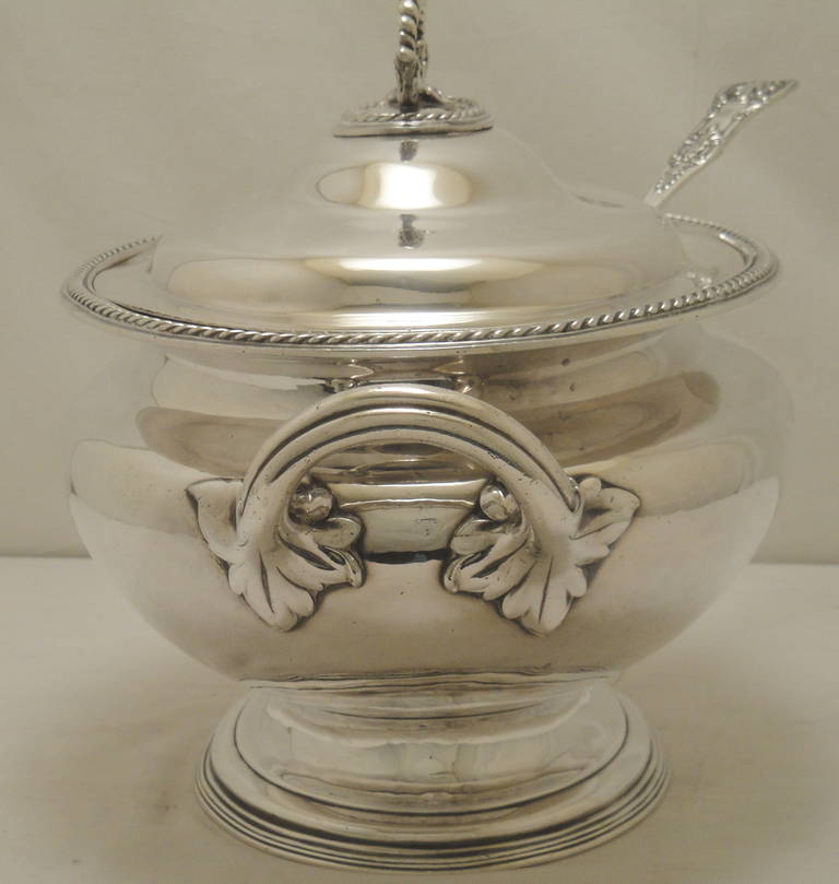British Very Large Silverplated Elkington & Co. Soup Tureen