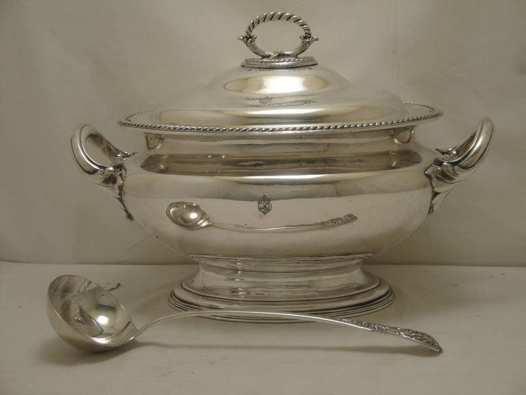 Very Large Silverplated Elkington & Co. Soup Tureen 2