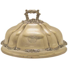 Sheffield Silver Plated Meat Dome Closh
