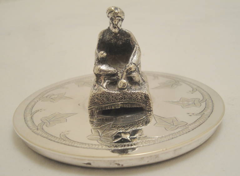 19th Century Silver Plated Smokers Compendium For Sale