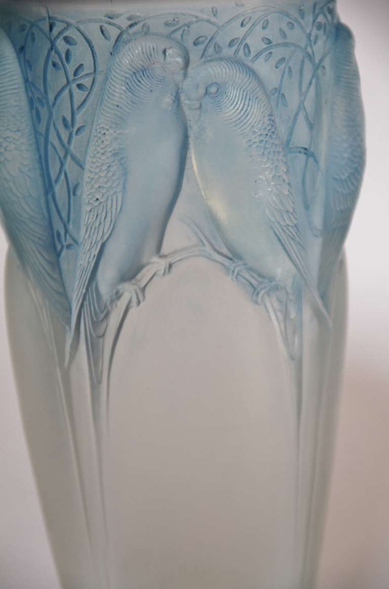 Glass Rene Lalique Vase 