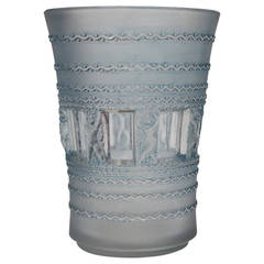 Rene Lalique Glass "Florence" Vase