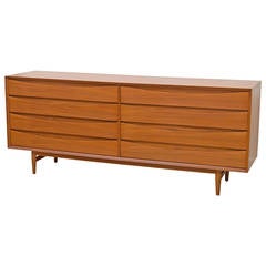 Arne Vodder Eight-Drawer Teak Chest