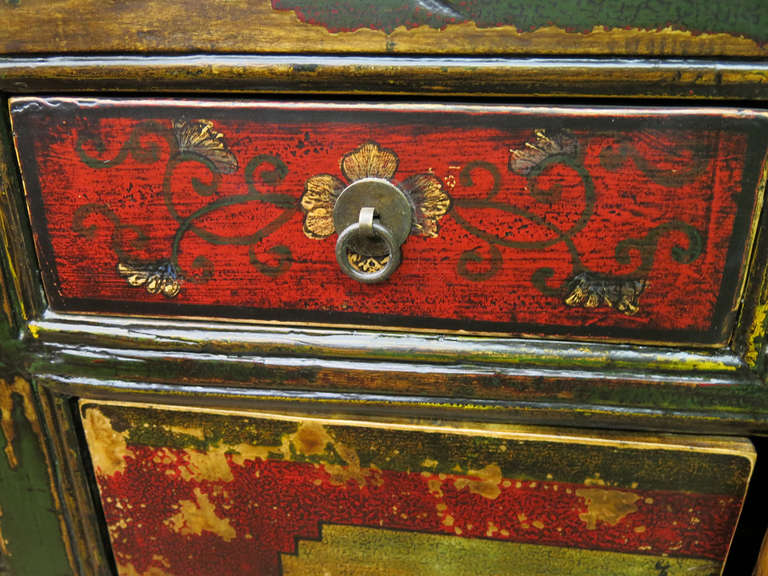 antique asian sideboard