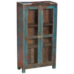 Vintage Country Teak Cabinet