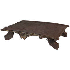 Antique Carriage Base Table